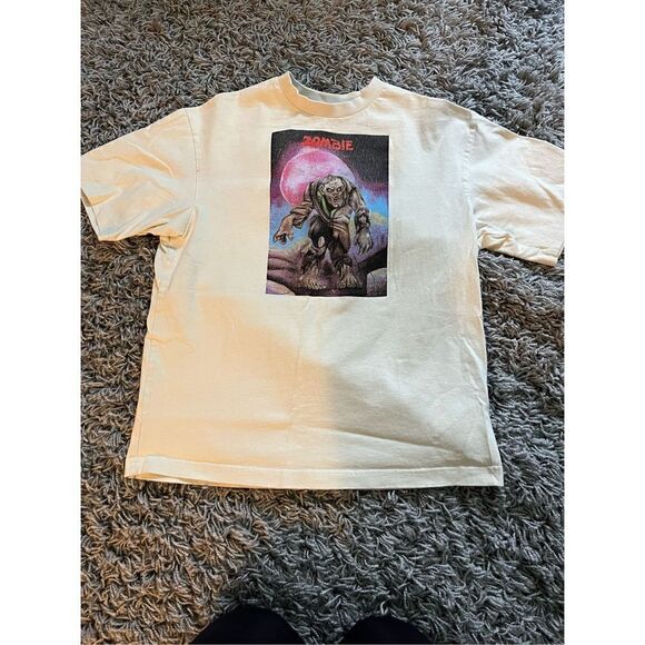 100% Authentic ACNE STUDIOS Beige Monster in My Pocket Edition 'Zombie' T-Shirt - Picture 3 of 14